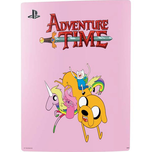 Adult Swim Adventure Time Riding in a Unicorn PS5 Digital Edition Console Skin